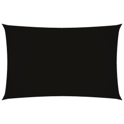 Prostokątny żagiel ogrodowy, tkanina Oxford, 2x4,5 m, czarny