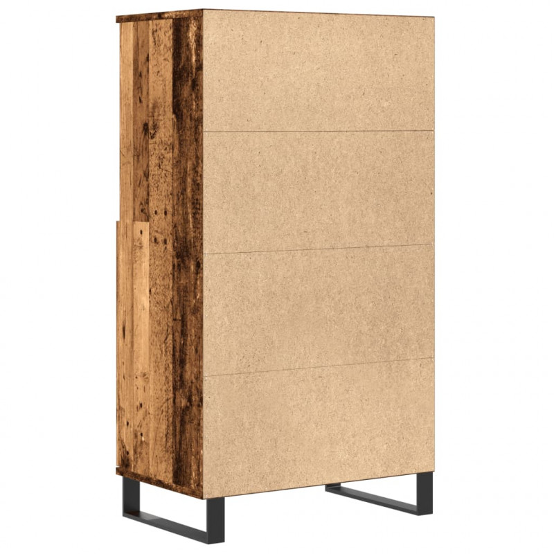 Wysoka szafka, stare drewno, 60x36x110 cm