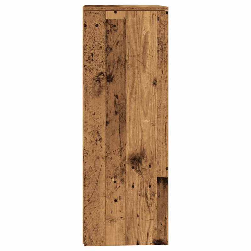 Komoda z 6 szufladami, stare drewno, 50x34x96 cm