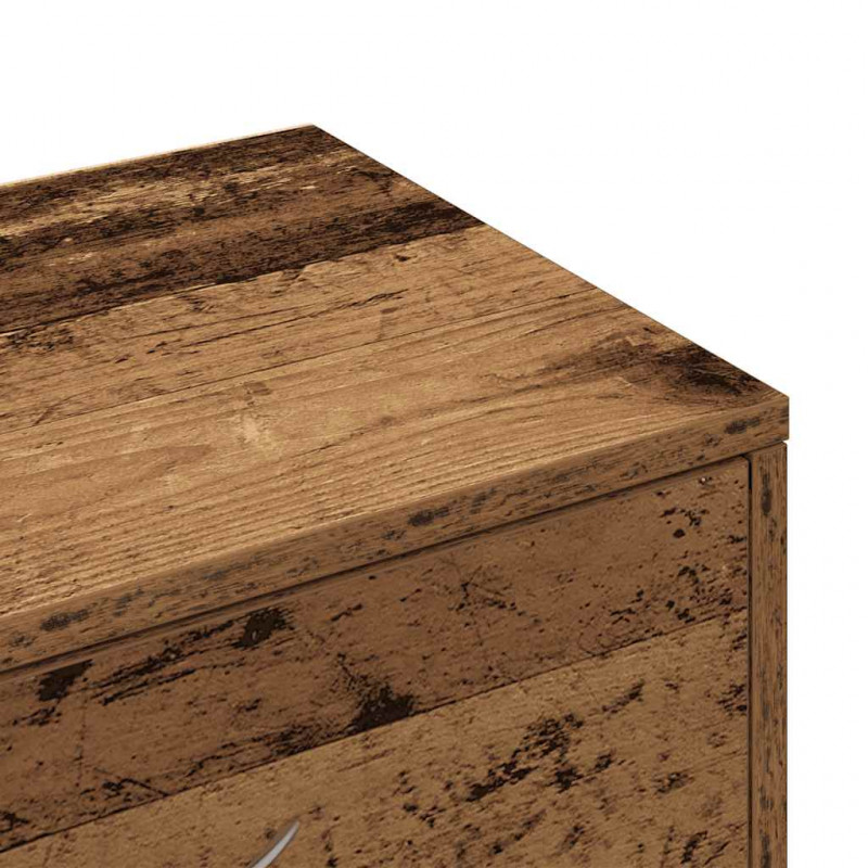 Komoda z 6 szufladami, stare drewno, 50x34x96 cm