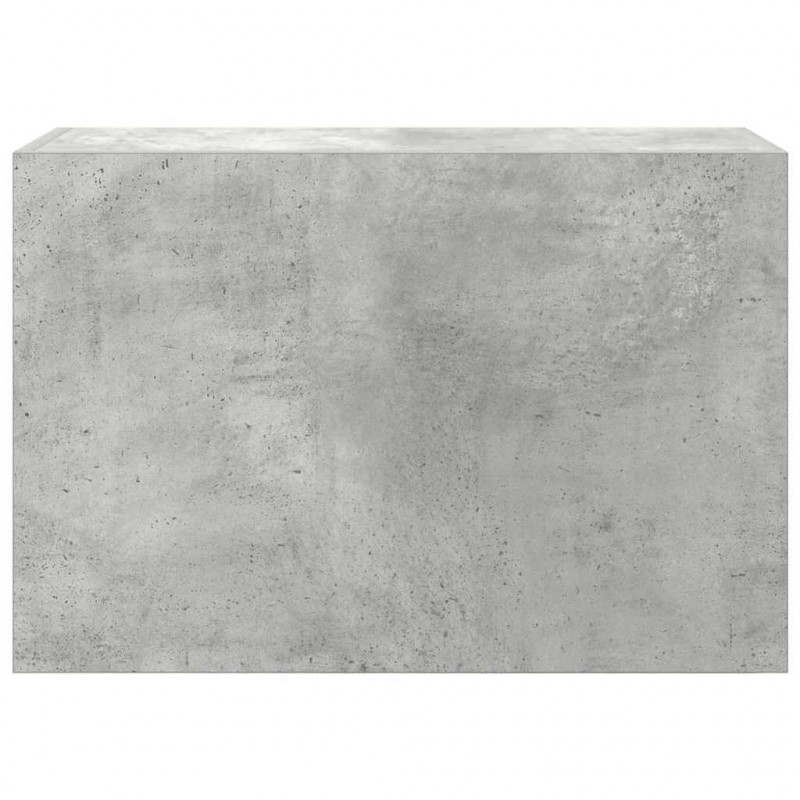 Wisząca szafka łazienkowa, szarość betonu, 60x25x40 cm