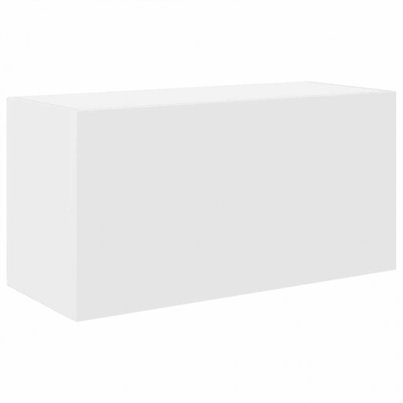 Wisząca szafka łazienkowa, biała, 60x25x30 cm
