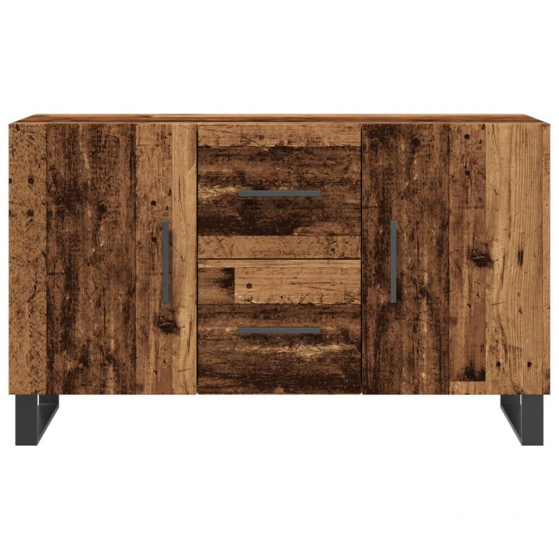 Komoda, stare drewno, 100x36x60 cm, materiał drewnopochodny