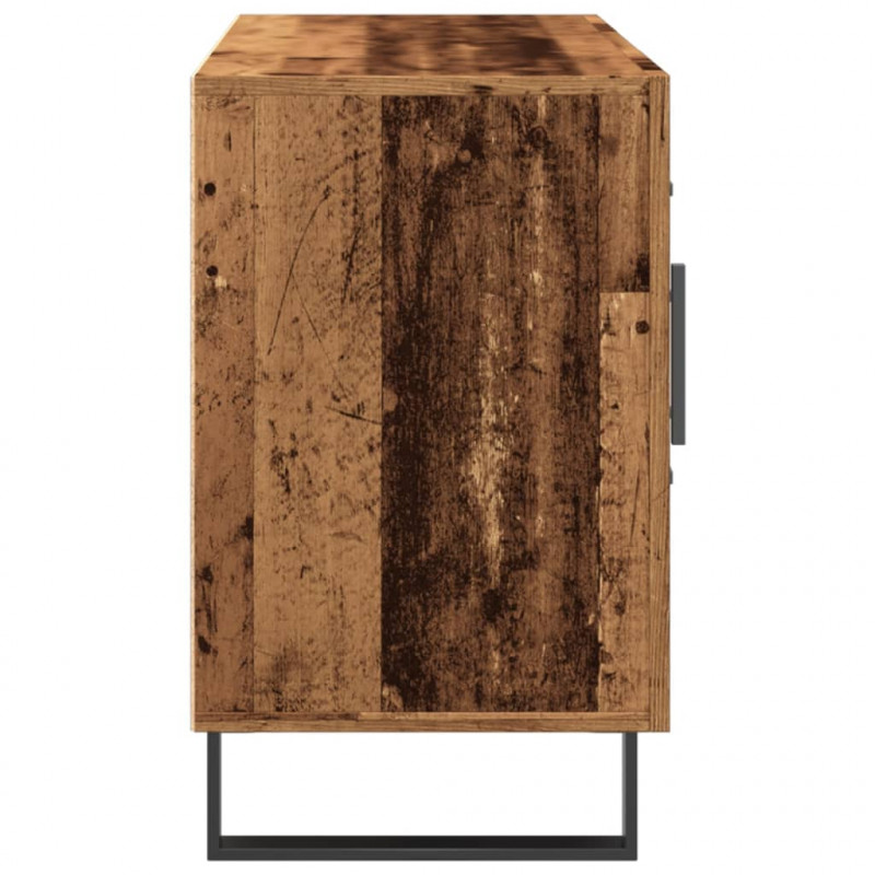Komoda, stare drewno, 100x36x60 cm, materiał drewnopochodny