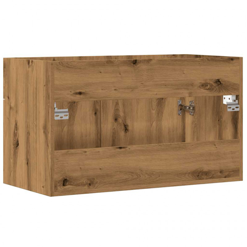 Szafka pod umywalkę, dąb artisan, 80x38,5x46 cm