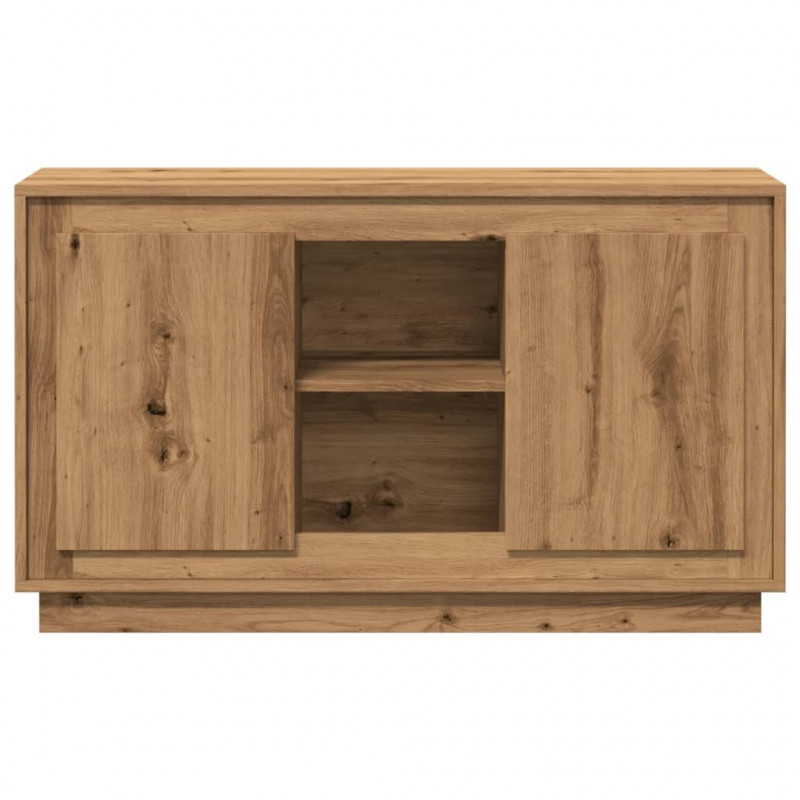 Komoda, dąb artisan, 102x35x60 cm, materiał drewnopochodny