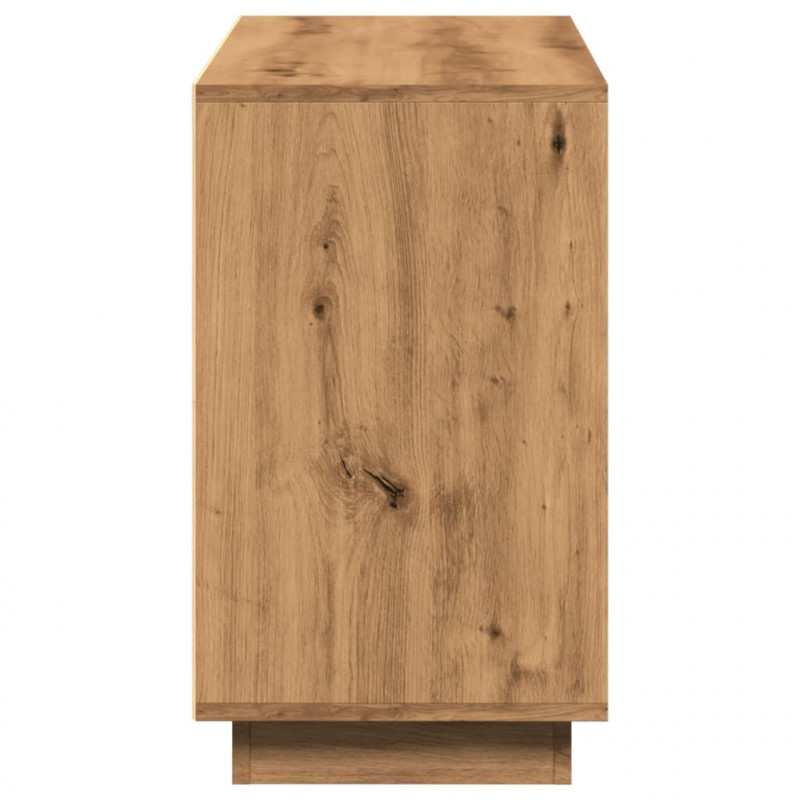 Komoda, dąb artisan, 102x35x60 cm, materiał drewnopochodny