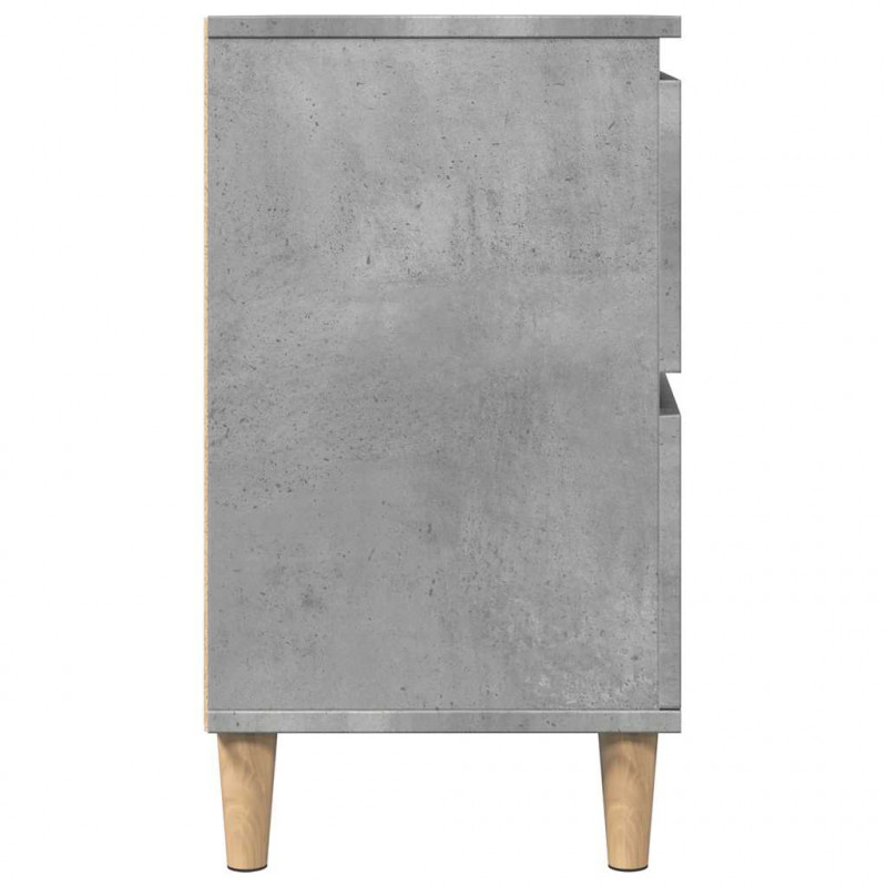 Szafka pod umywalkę, szarość betonu, 80x33x60 cm