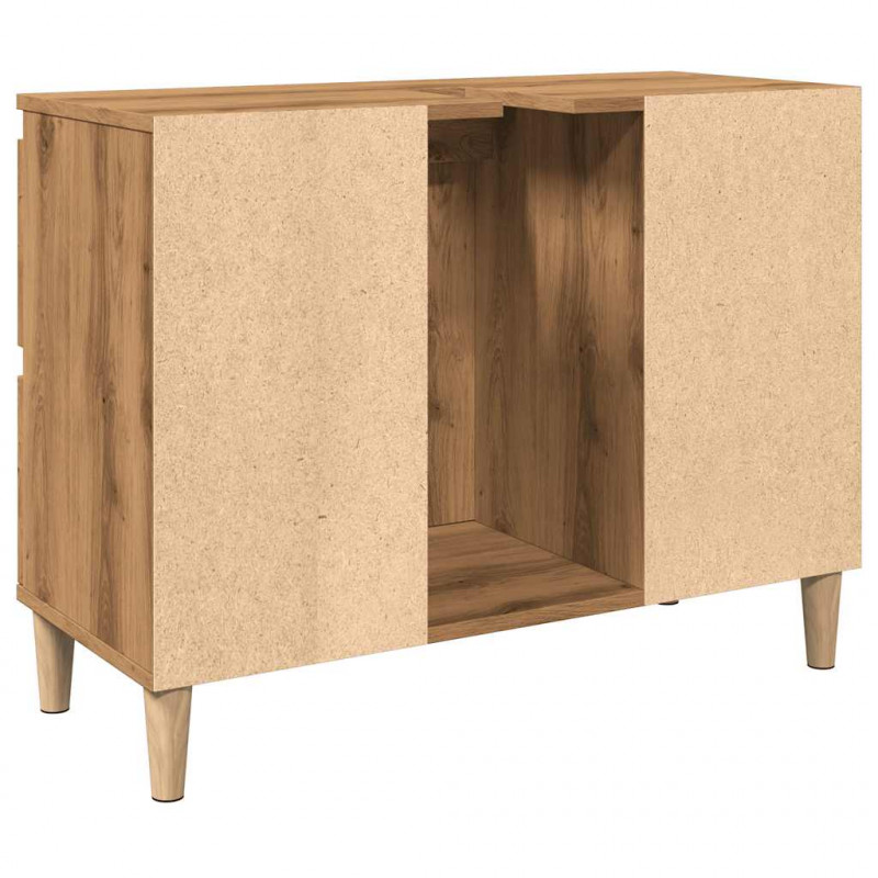 Szafka pod umywalkę, dąb artisan, 80x33x60 cm