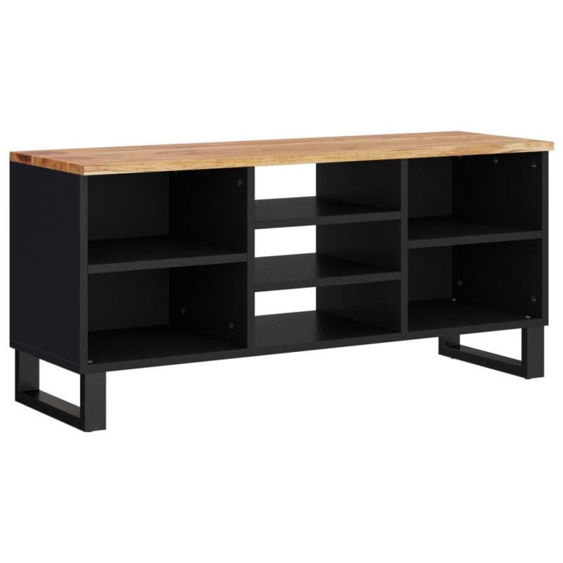 Szafka RTV, 100x33x46 cm, akacja i materiał drewnopochodny
