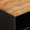 Szafka RTV, 100x33x46 cm, akacja i materiał drewnopochodny