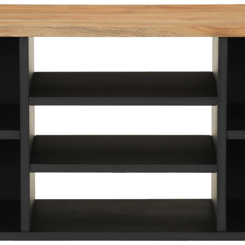 Szafka RTV, 100x33x46 cm, akacja i materiał drewnopochodny