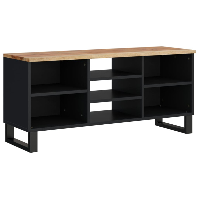 Szafka RTV, 100x33x46 cm, akacja i materiał drewnopochodny