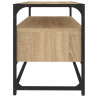 Szafka pod TV, dąb sonoma, 80x35x45 cm, materiał drewnopochodny