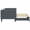 Sofa rozsuwana, ciemnozielona, 80x200 cm, aksamit