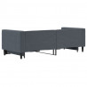 Sofa rozsuwana, ciemnozielona, 80x200 cm, aksamit