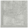 Półki ścienne, 2 szt., szarość betonu, 100x16,5x16,5 cm