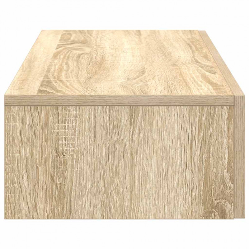 Półka ścienna z szufladami, dąb sonoma, 80x33x17 cm