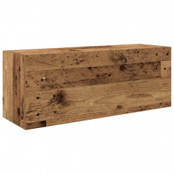 Wisząca szafka łazienkowa, stare drewno, 80x25x30 cm