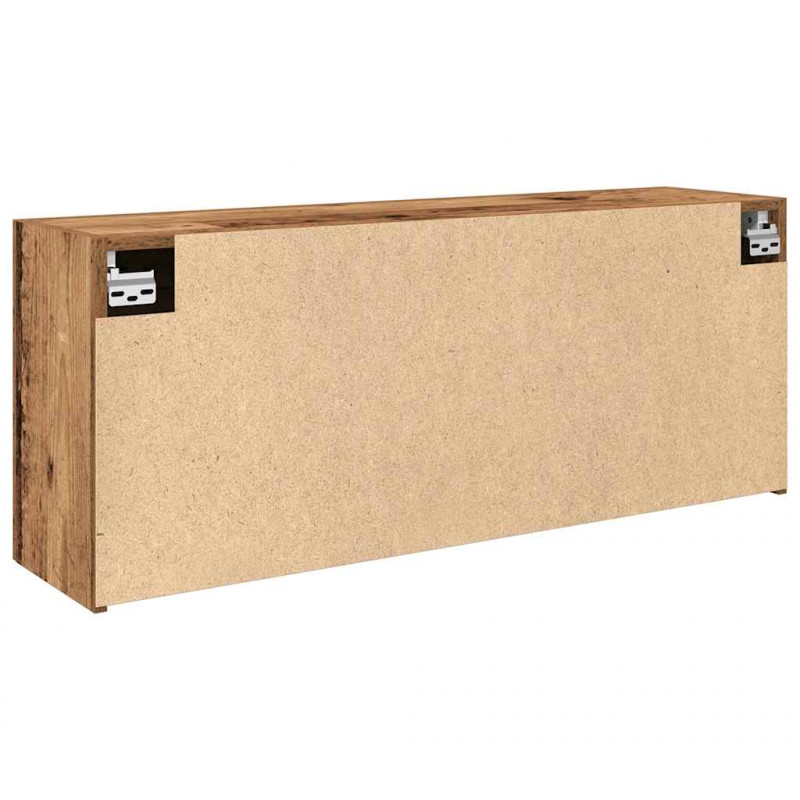 Wisząca szafka łazienkowa, stare drewno, 100x25x40 cm