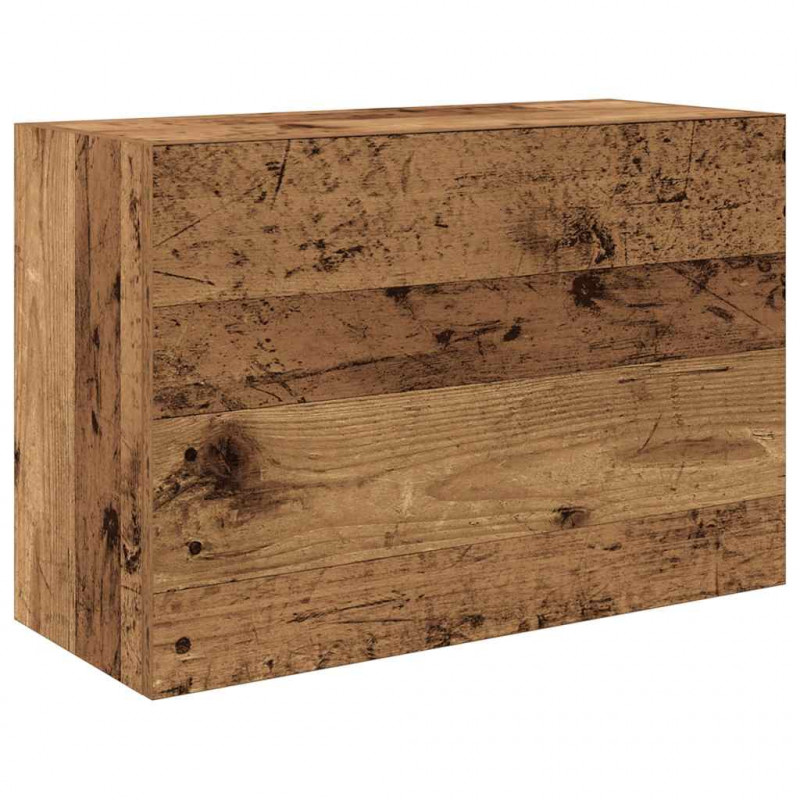 Wisząca szafka łazienkowa, stare drewno, 60x25x40 cm