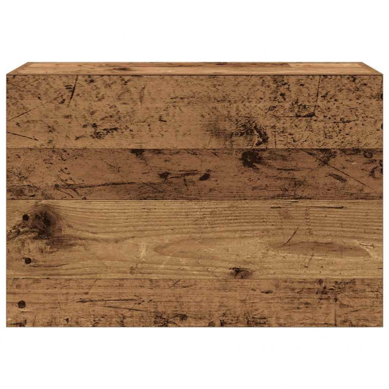 Wisząca szafka łazienkowa, stare drewno, 60x25x40 cm