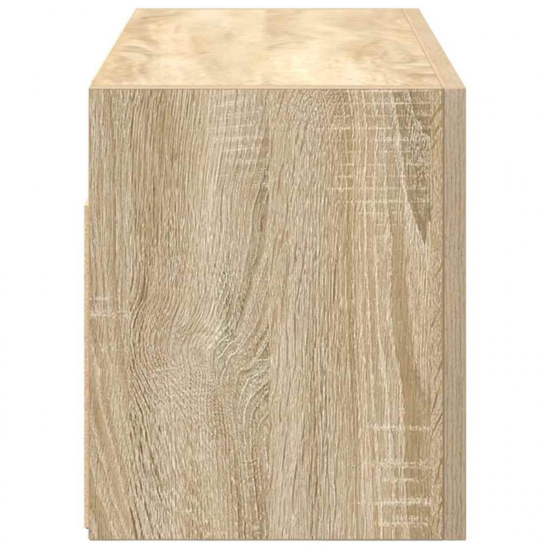 Wisząca szafka łazienkowa, dąb sonoma, 60x25x30 cm