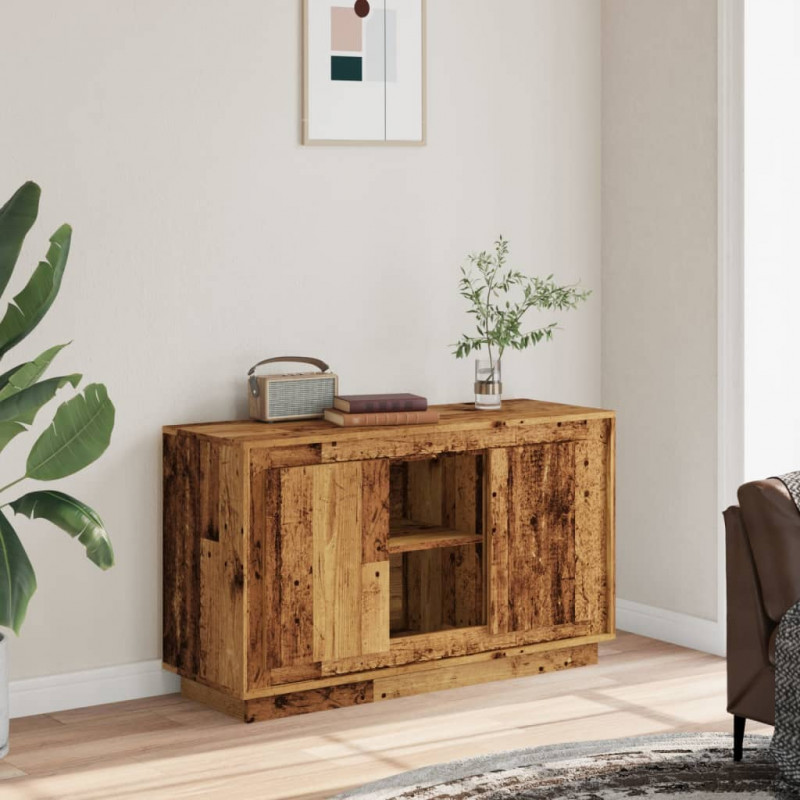 Szafka, stare drewno, 102x35x60 cm, materiał drewnopochodny