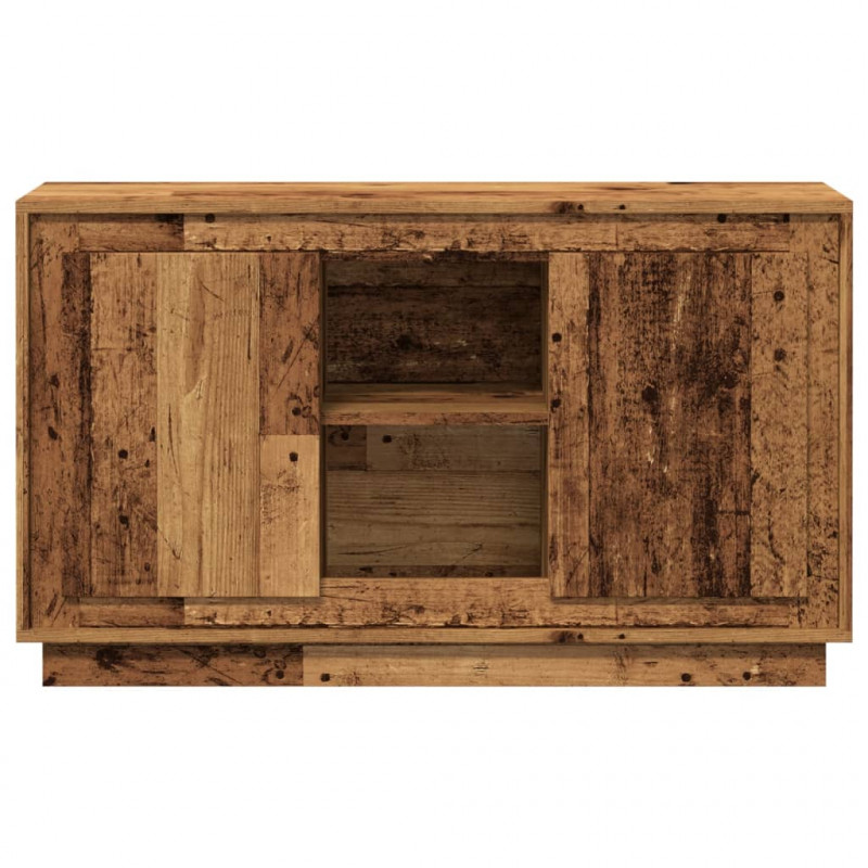 Szafka, stare drewno, 102x35x60 cm, materiał drewnopochodny