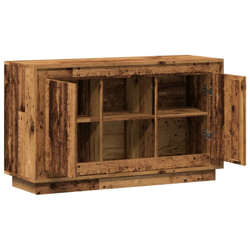 Szafka, stare drewno, 102x35x60 cm, materiał drewnopochodny