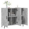 Szafka, szarość betonu, 90x34x80 cm, materiał drewnopochodny