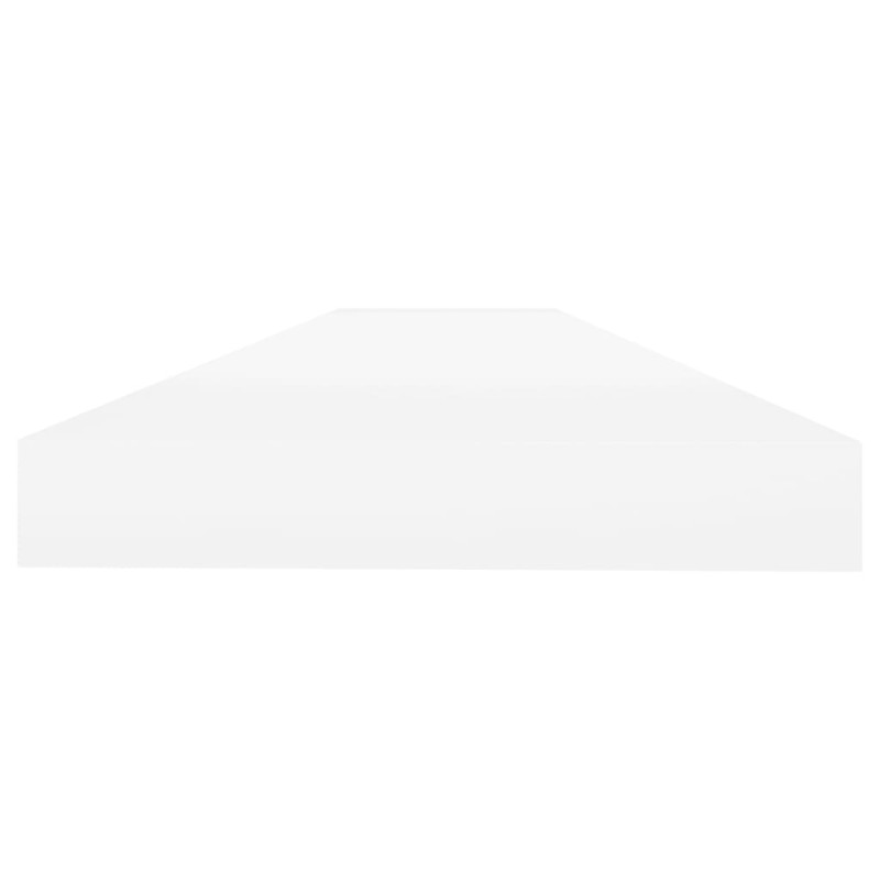 Półka ścienna, dębowo-biała, 90 x 23,5 x 3,8 cm, MDF