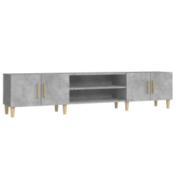 Szafka pod TV, szarość betonu, 180x31,5x40 cm