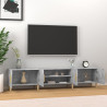 Szafka pod TV, szarość betonu, 180x31,5x40 cm