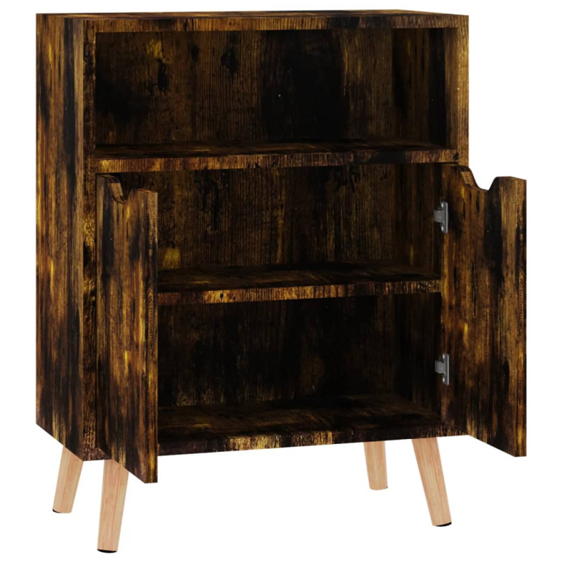 Szafka, przydymiony dąb, 60x30x72 cm, materiał drewnopochodny