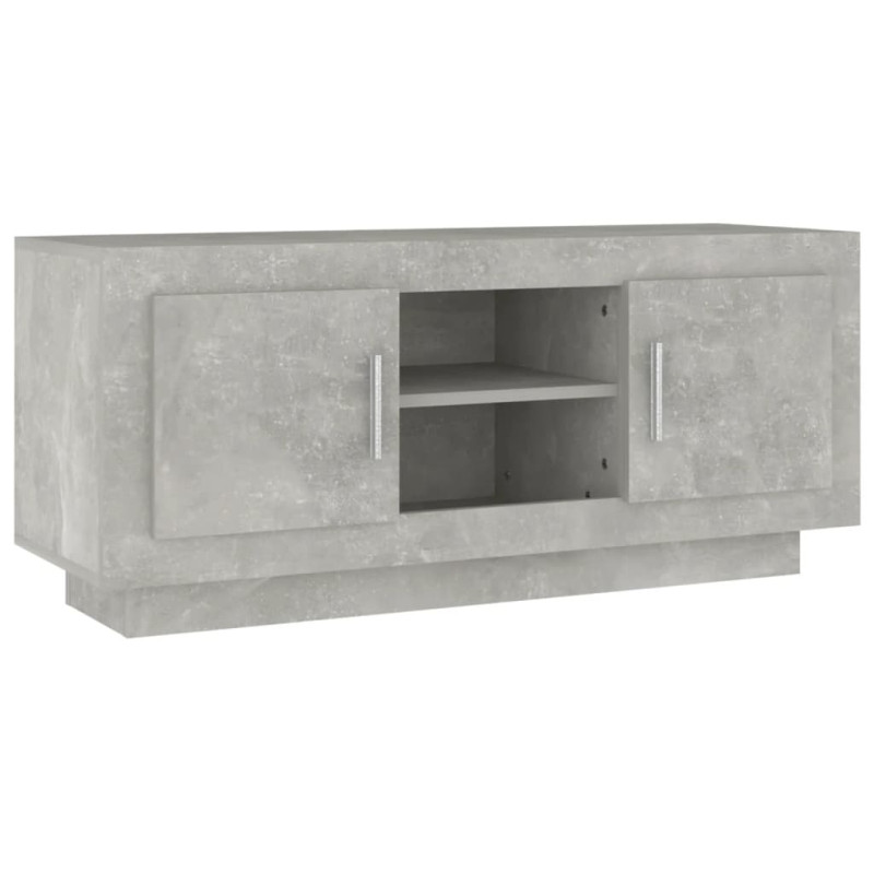 Szafka pod TV, szarość betonu, 102x35x45 cm