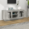 Szafka pod TV, szarość betonu, 102x35x45 cm