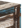 Stolik typu konsola z litego drewna, vintage, 118 x 30 x 80 cm
