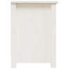 Szafka pod telewizor, biała, 70x36,5x52 cm, lite drewno sosnowe