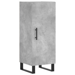 Szafka, szarość betonu, 34,5x34x90 cm, materiał drewnopochodny