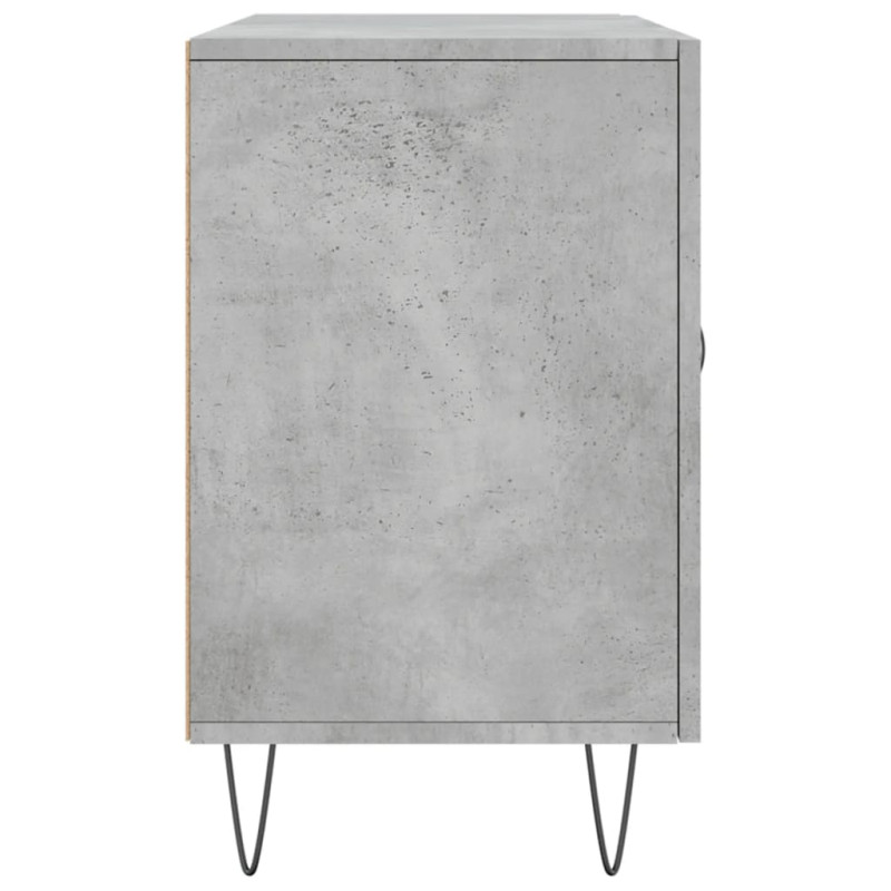 Komoda, szarość betonu, 100x36x60 cm, materiał drewnopochodny