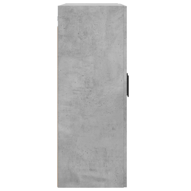 Szafka wisząca, szarość betonu, 69,5x34x90 cm