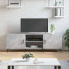 Szafka pod TV, szarość betonu, 150x30x50 cm