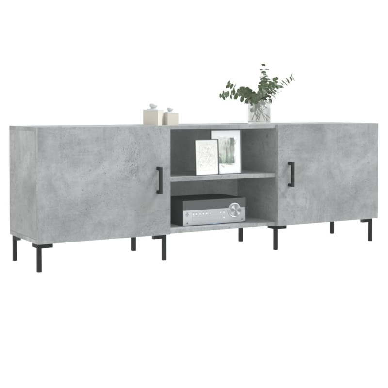 Szafka pod TV, szarość betonu, 150x30x50 cm
