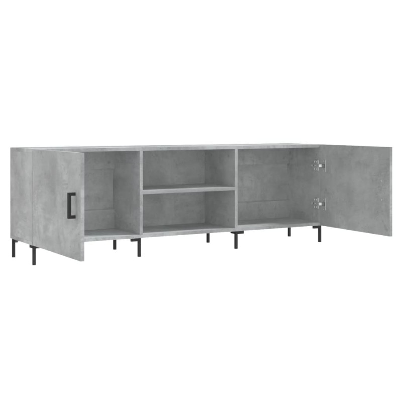 Szafka pod TV, szarość betonu, 150x30x50 cm