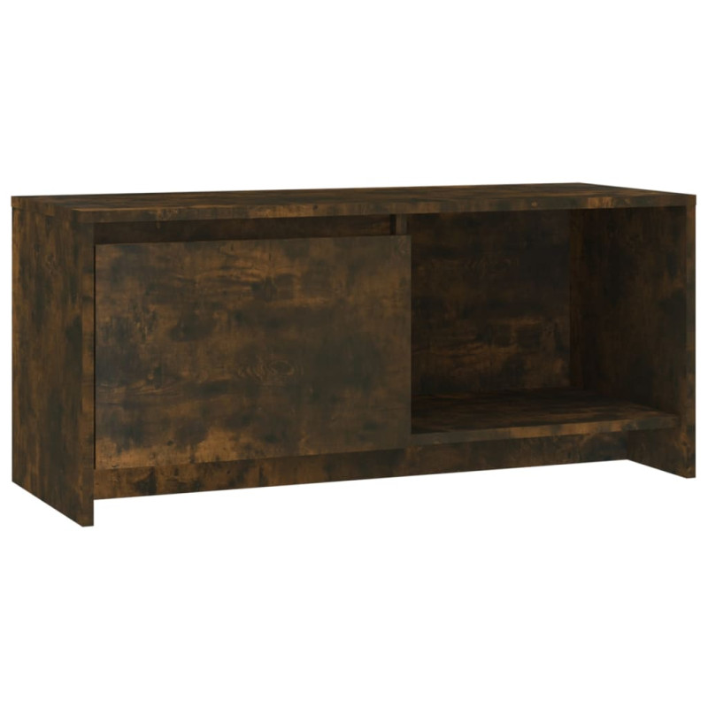 Szafka pod telewizor, przydymiony dąb, 90x35x40 cm