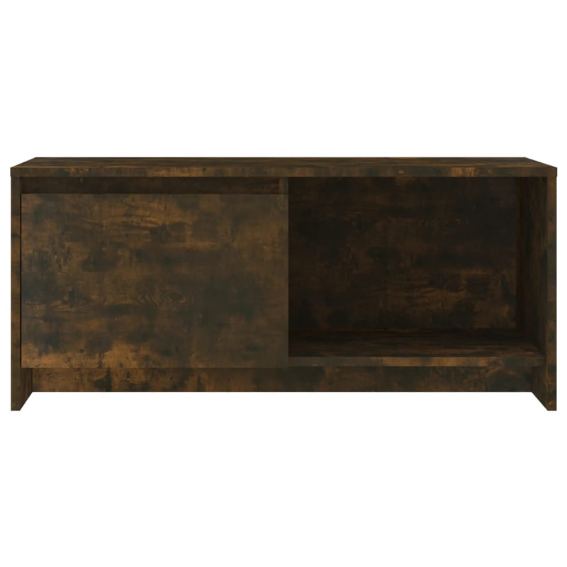 Szafka pod telewizor, przydymiony dąb, 90x35x40 cm