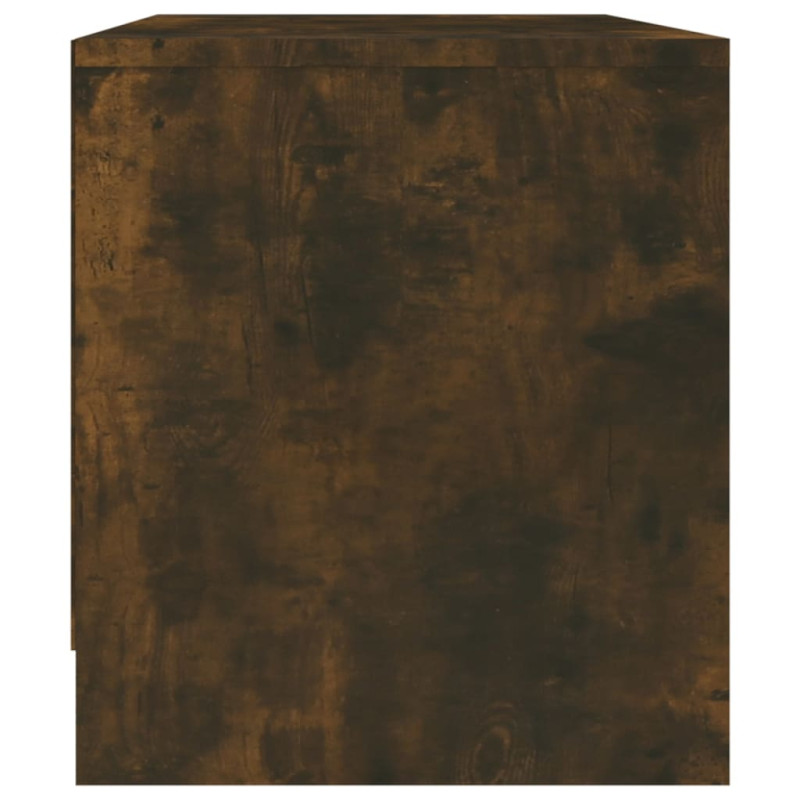 Szafka pod telewizor, przydymiony dąb, 90x35x40 cm