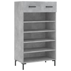 Szafka na buty, szarość betonu, 60x35x105 cm