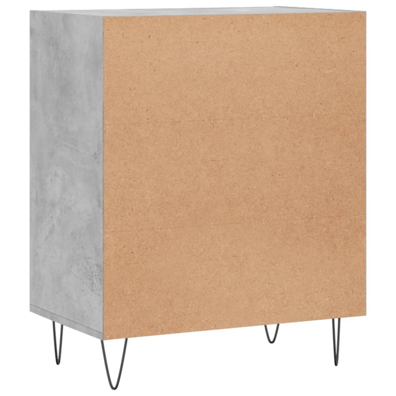 Szafka, szarość betonu, 57x35x70 cm, materiał drewnopochodny